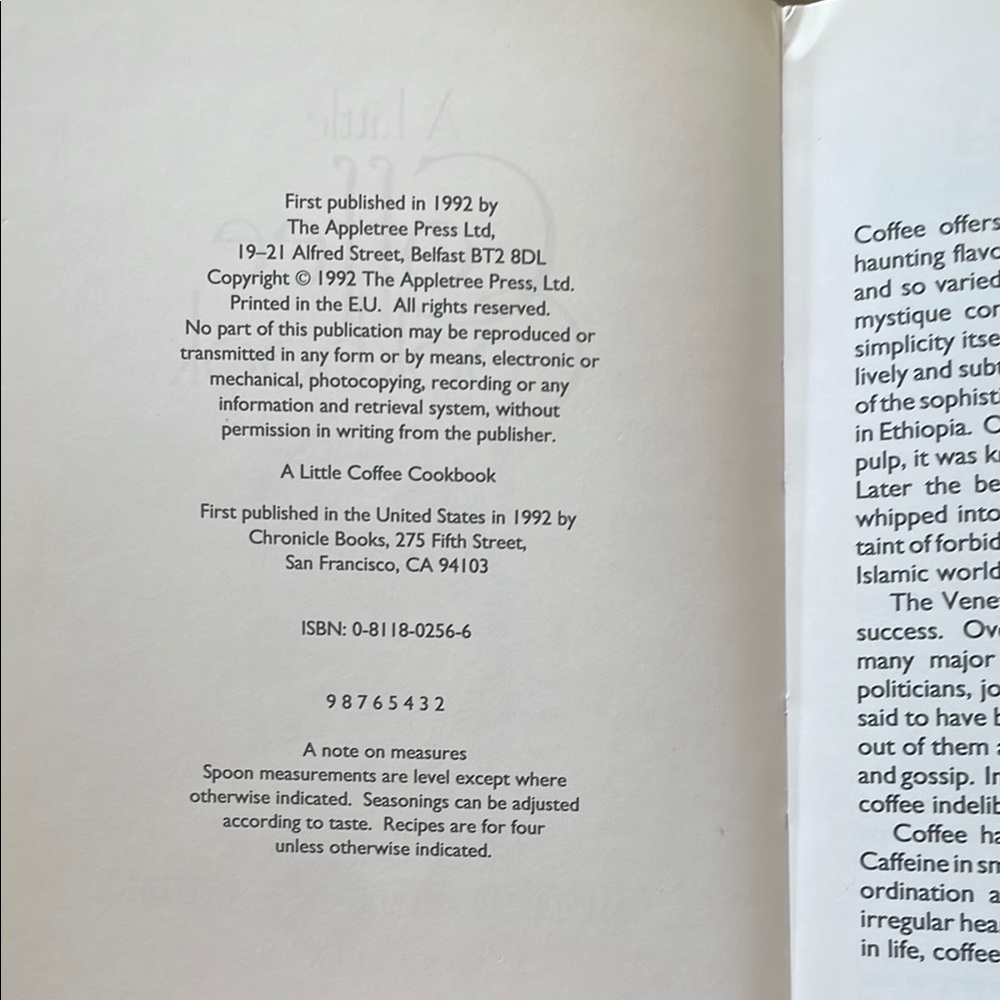 A Little Coffee Cookbook - Picture 3 of 6